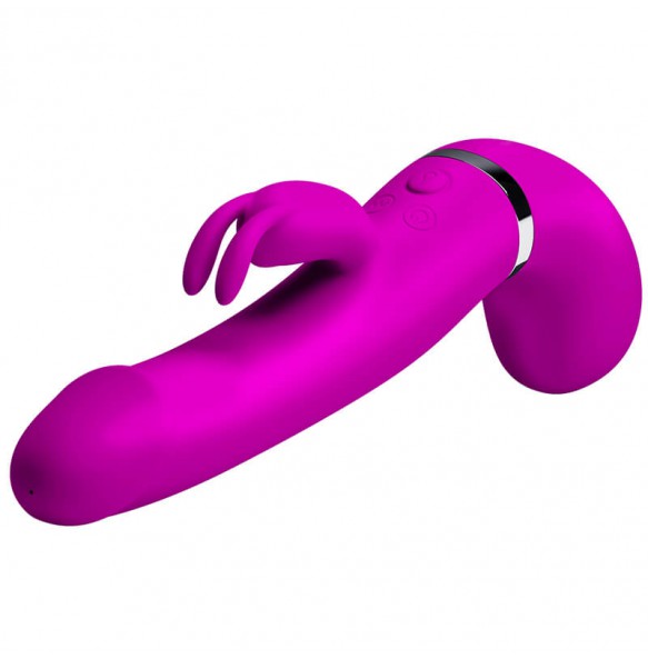 PRETTY LOVE - Spray Water Vibrator Wand Masturbator (Chargeable - Purple)